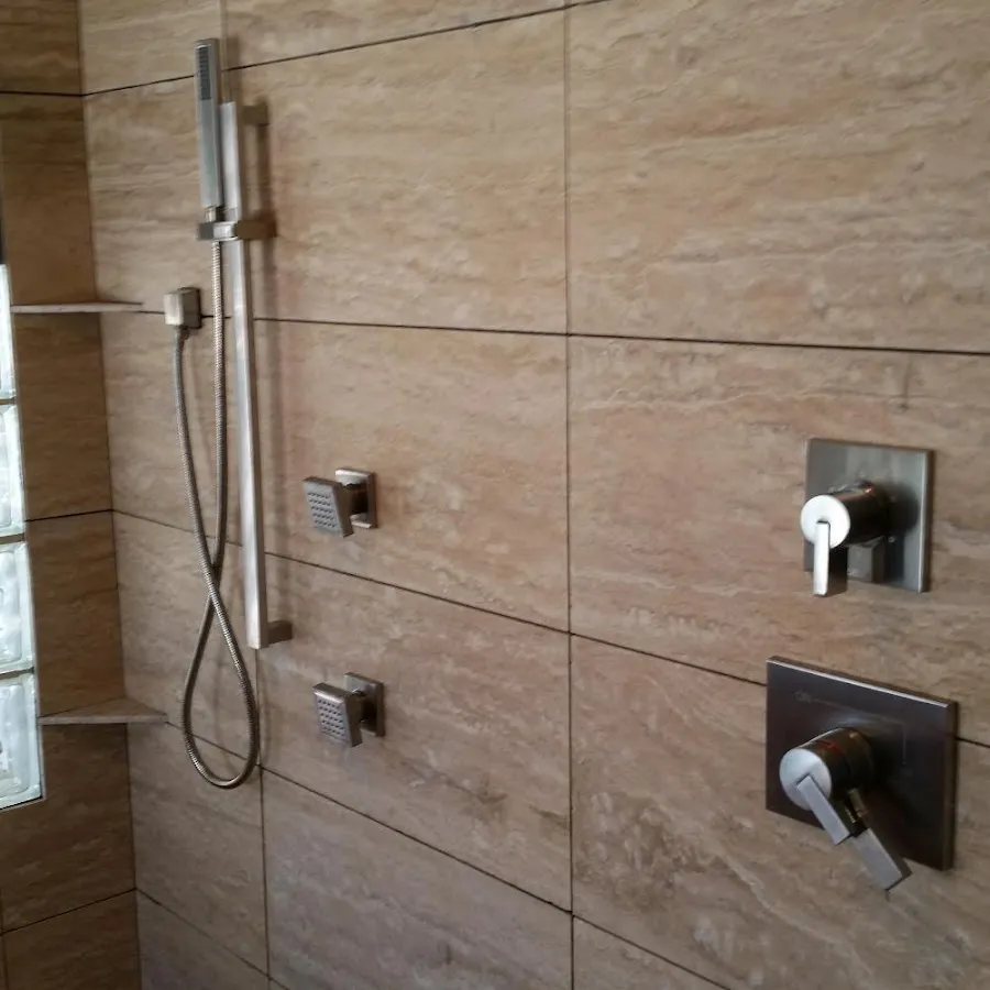 Shower fixture installation for Water Heater Replacement in Mentor